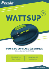 poolstar WATTSUP PB-WPMP-S2 Manuel D'utilisation