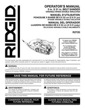 RIDGID R2720 Manuel D'utilisation