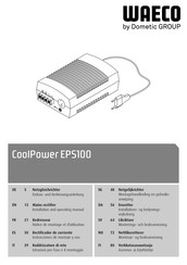 Waeco CoolPower EPS100 Notice De Montage Et D'utilisation