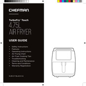 Chefman TurboFry Touch RJ38-5-T-BLACK-CA Guide De L'utilisateur