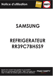 Samsung RR39C7BH5S9 Manuel D'utilisation