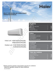 Haier HSM18HEK03/R2 Manuel D'utilisation