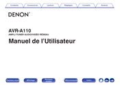 Denon AVR-A110 Manuel De L'utilisateur