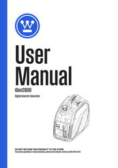 Westinghouse iGen2800 Manuel De L'utilisateur