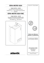 Atlantic IDRA MICRO 5024 Notice De Référence