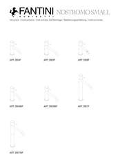 Fantini Rubinetti NOSTROMO SMALL 2803F Instructions De Montage