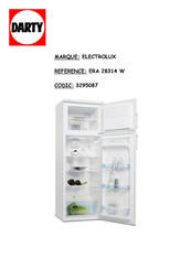 Electrolux ERA28295W Notice D'utilisation