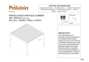 Proloisirs BX49-24 Notice De Montage