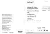 Sony Handycam HDRGW77VB Mode D'emploi