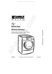 Kenmore ELITE HE4 110.C8587 Série Guide D'utilisation Et D'entretien