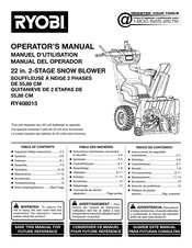 Ryobi RY408150VNM Manuel D'utilisation