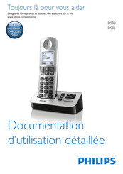 Philips D5002B/22 Documentation D'utilisation Détaillée