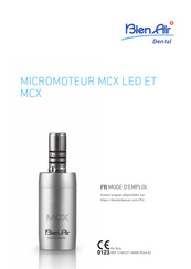 Bien Air MCX Led Mode D'emploi