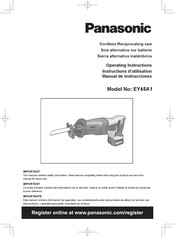 Panasonic EY45A1X Instructions D'utilisation