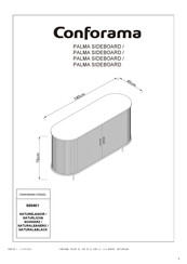 CONFORAMA PALMA 600461 Instructions De Montage