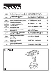 Makita DHP484 Manuel D'instructions