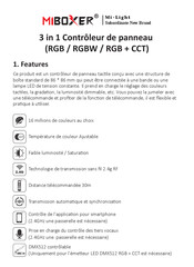 MiBoxer Mi-Light P3 Mode D'emploi