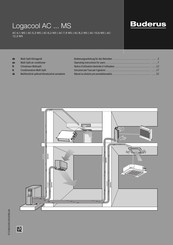 Buderus Logacool AC-8,2 MS Notice D'utilisation