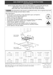 Frigidaire GLGC36S9EQA Instructions D'installation