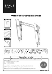 LEGRAND SANUS VMT15 Manuel D'instructions