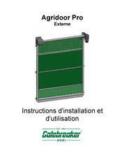 Galebreaker Agridoor Pro Externe Instructions D'installation Et D'utilisation