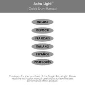 GINGKO Astra Light Manuel D'instructions