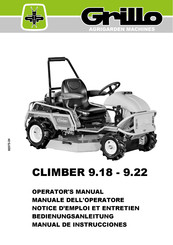 Grillo CLIMBER 9.22 Notice D'emploi