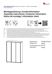 Rauch NABILA AG589.31P3 Notice De Montage