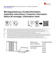 Rauch AG511.0MD4.60 Notice De Montage