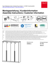 Rauch Lorca 84899.0 Instructions De Montage