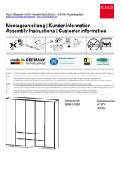 Rauch Memphis 82997.0380 Instructions De Montage