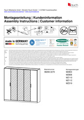 Rauch MZ216 Instructions De Montage