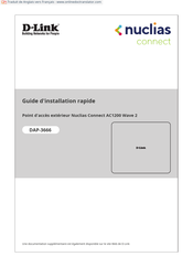 D-Link DAP-3666 Guide D'installation Rapide