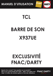 TCL X937U Manuel De L'utilisateur