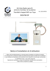 Gates DIGI7W-SF Notice D'installation Et D'utilisation