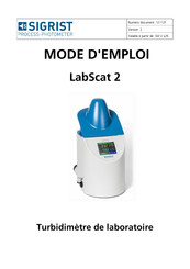 SIGRIST-PHOTOMETER LabScat 2 Mode D'emploi