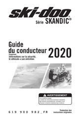 Ski-Doo Scandic 2020 Serie Guide Du Conducteur