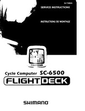 Shimano SC-6500 Instructions De Montage