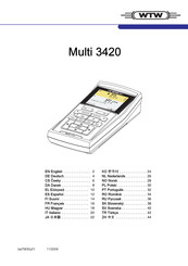 wtw Multi 3420 Mode D'emploi