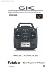 FUTABA Radio T6K Manuel D'instructions