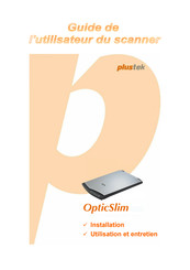 Plustek OpticSlim 2610 Plus Guide De L'utilisateur