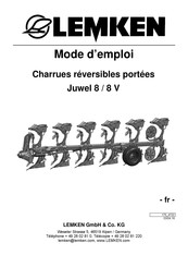 Lemken Juwel 8 Mode D'emploi