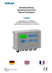 Ecolab LMI03 Manuel D'utilisation