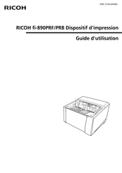 Ricoh fi-890PRB Guide D'utilisation