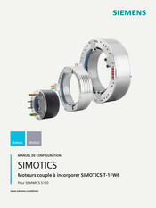 Siemens SIMOTICS T-1FW6 Manuel De Configuration