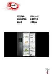 Gaggenau RS 295 Notice De Montage Et D'utilisation