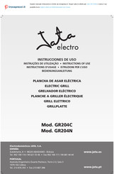 Jata electro GR204C Instructions D'usage