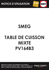 Smeg PV164B3 Mode D'emploi