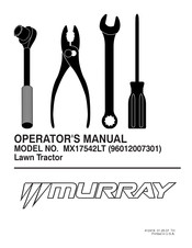 Murray MX17542LT Manuel D'utilisation