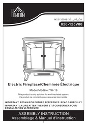 HOMCOM YH-16 Manuel D'instructions